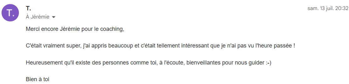 témoignage client Thierry