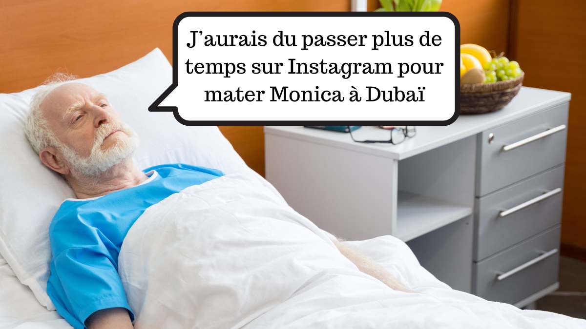 vieil homme qui a des regrets